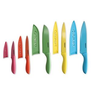 10 pcs ceramic coated culinary set with blade guide